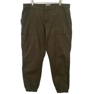 The North Face Cargo Gorpcore Cotton Jogger Pants Green Womens Size 14 outdoor
